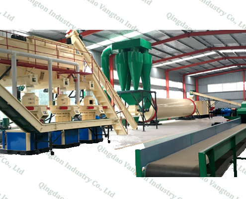 pellet machine line