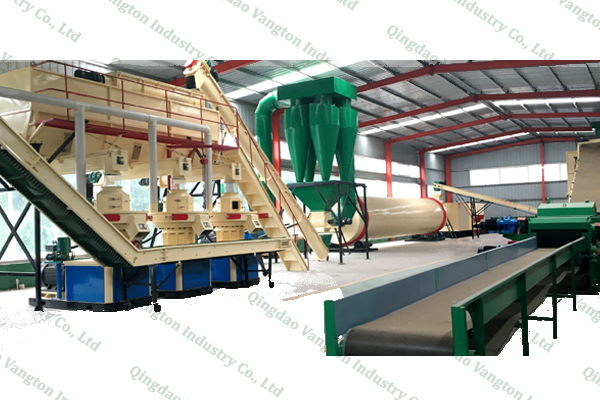 pellet machine line