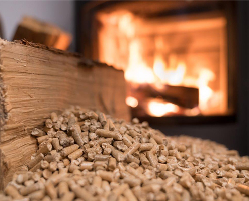 wood pellets